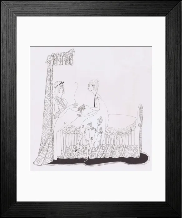 Framed Print : Art deco sketch by Fish, 1921 Framed Print : Art deco sketch by Fish, 1921