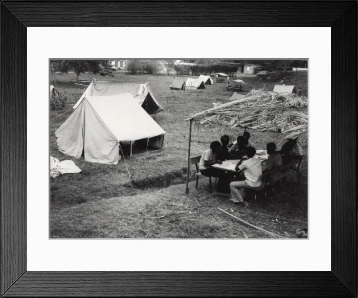 Framed Print : Scout patrol during Wood Badge course, Dominica Framed Print : Scout patrol during Wood Badge course, Dominica