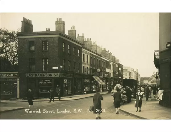 Junction of Warwick Way and Guildhouse Street, London