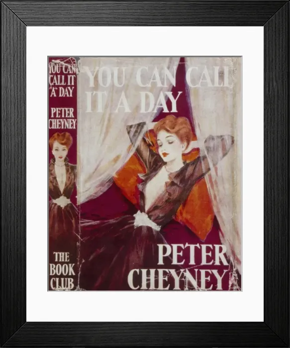 Framed Print : Book cover by David Wright You Can Call It a Day by Peter Ch Framed Print : Book cover by David Wright You Can Call It a Day by Peter Ch