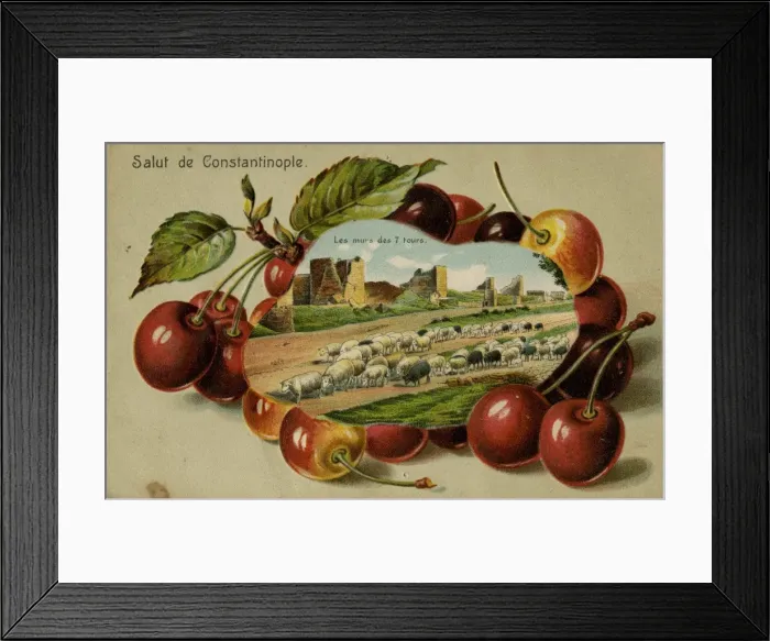 Framed Print : Seven Towers, Constantinople, Turkey Framed Print : Seven Towers, Constantinople, Turkey