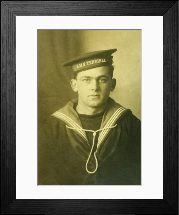 Framed Print : Sailor from HMS Terrible Framed Print : Sailor from HMS Terrible
