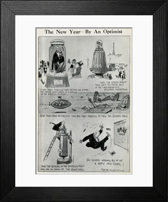 Framed Print : A satirical look at Germanys defeat in 1915 Framed Print : A satirical look at Germanys defeat in 1915
