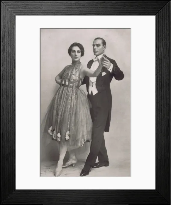 Framed Print : the dancing team of Florence Walton and Maurice, New York, 1 Framed Print : the dancing team of Florence Walton and Maurice, New York, 1