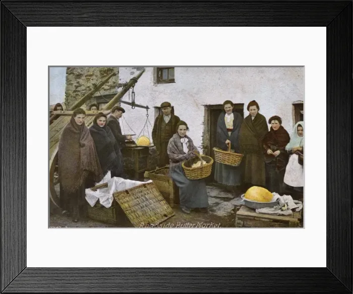 Framed Print : Roadside Butter Market in Ireland Framed Print : Roadside Butter Market in Ireland