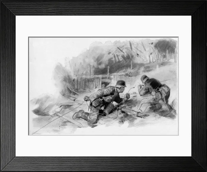 Framed Print : Scenes from World War II Framed Print : Scenes from World War II