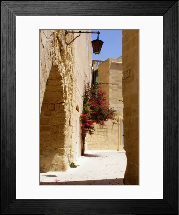 Framed Print : Archway and walls, Mdina Framed Print : Archway and walls, Mdina