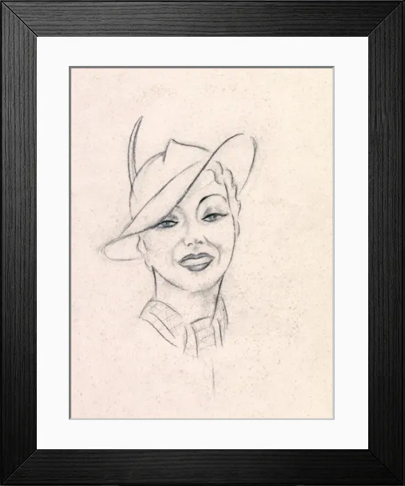 Framed Print : Portrait of a woman, 1930s Framed Print : Portrait of a woman, 1930s