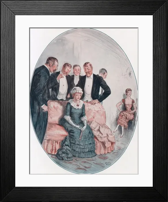 Framed Print : Beauty in the 1880s Framed Print : Beauty in the 1880s