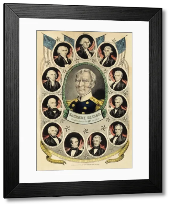 Framed Print : Zachary Taylor, the Peoples choice for 12th President Framed Print : Zachary Taylor, the Peoples choice for 12th President