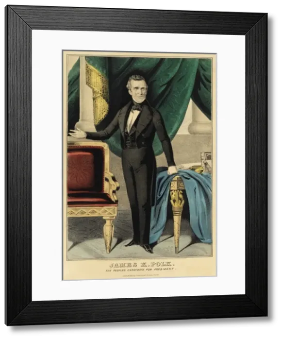 Framed Print : James K. Polk Framed Print : James K. Polk