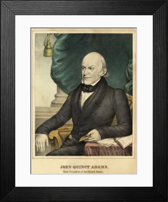 Framed Print : John Quincy Adams Framed Print : John Quincy Adams