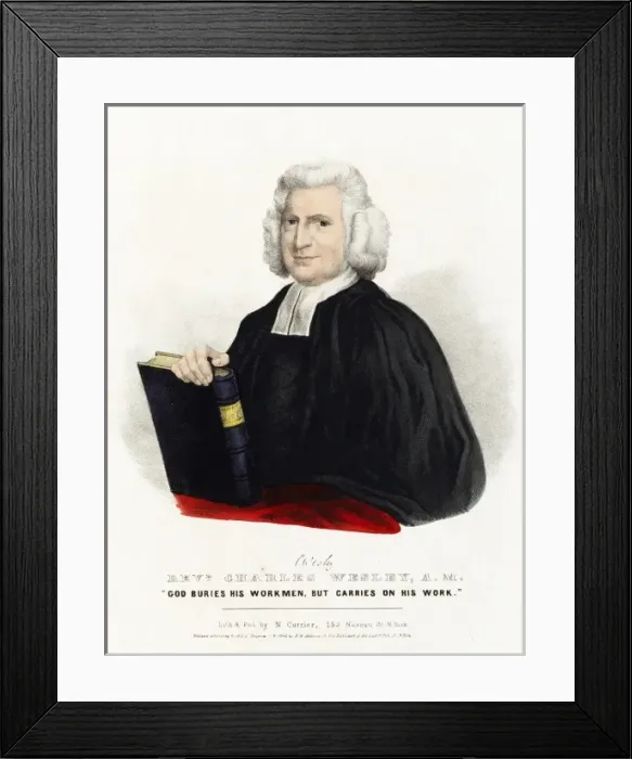 Framed Print : Reverend Charles Wesley, A. M Framed Print : Reverend Charles Wesley, A. M