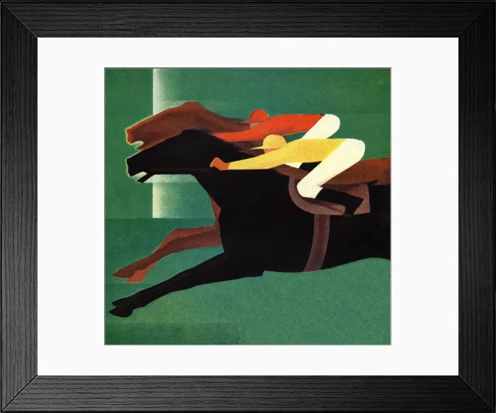 Framed Print : Race horses in a photo finish Framed Print : Race horses in a photo finish