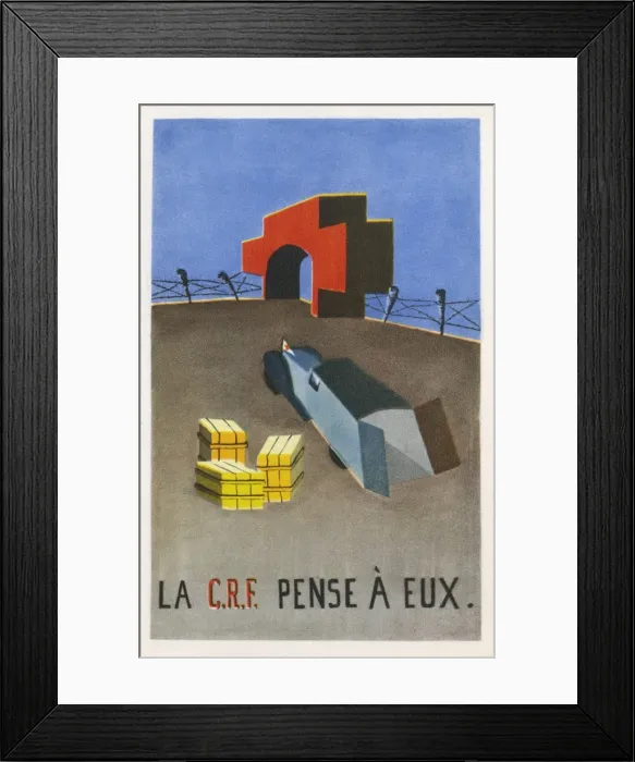 Framed Print : The French Red Cross Framed Print : The French Red Cross