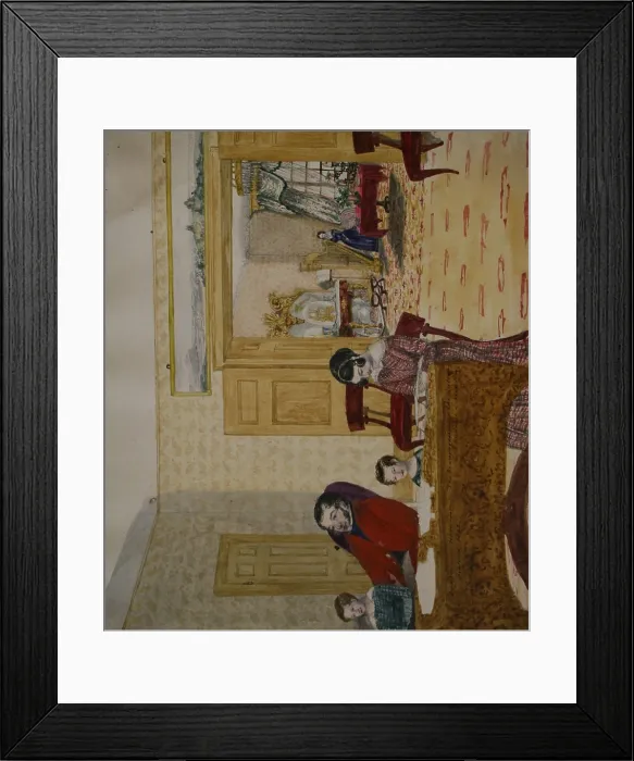 Framed Print : School room and drawing room, Bedford Framed Print : School room and drawing room, Bedford