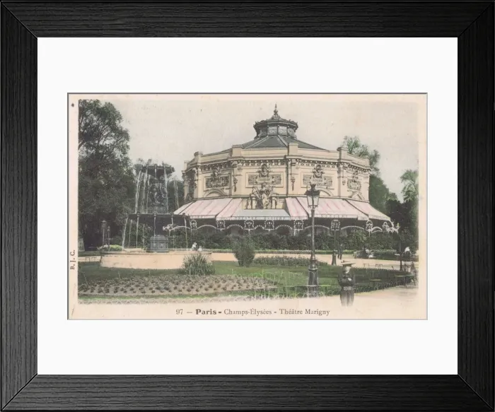 Framed Print : The Marigny Theatre on the Champs Elysees, Paris, 1920s Framed Print : The Marigny Theatre on the Champs Elysees, Paris, 1920s