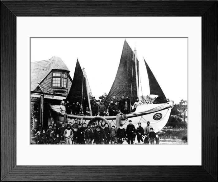 Framed Print : Honourable Artillery Company lifeboat, Walton, Essex Framed Print : Honourable Artillery Company lifeboat, Walton, Essex