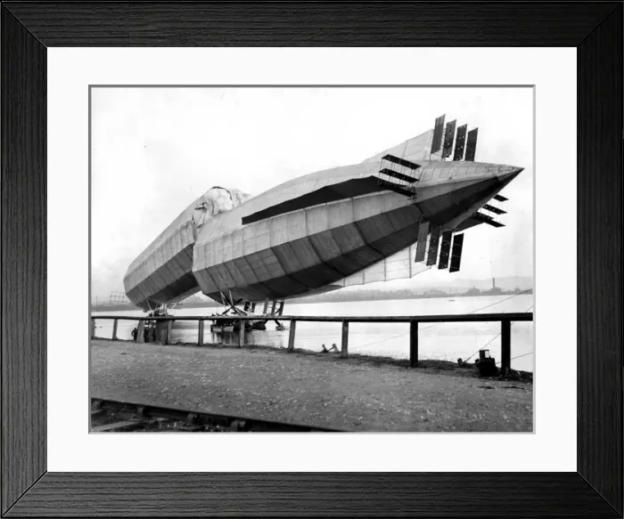 Framed Print : Wreck of HMA1, the Royal Navys first airship Framed Print : Wreck of HMA1, the Royal Navys first airship
