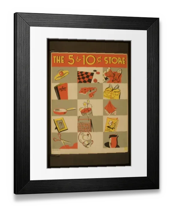 Framed Print : The 5 & 10 cent store The 5 & 10 cent store Framed Print : The 5 & 10 cent store The 5 & 10 cent store