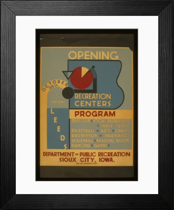 Framed Print : Opening October 24th Leeds recreation centers Framed Print : Opening October 24th Leeds recreation centers