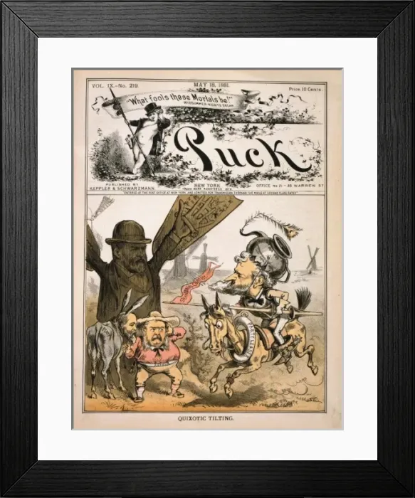 Framed Print : Quixotic tilting Framed Print : Quixotic tilting