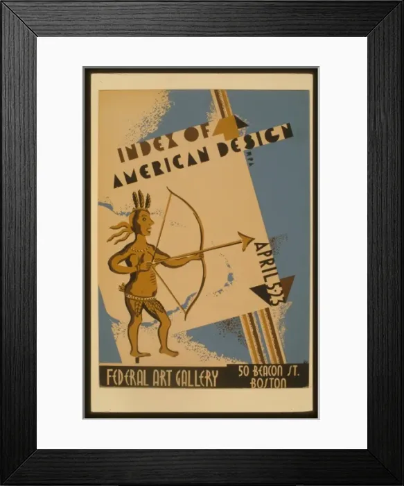 Framed Print : Index of American Design Framed Print : Index of American Design