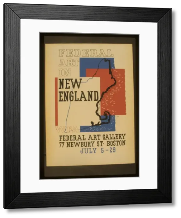 Framed Print : Federal art in New England Framed Print : Federal art in New England