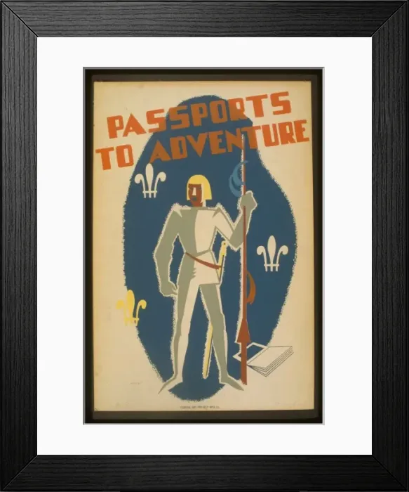 Framed Print : Passports to adventure Framed Print : Passports to adventure