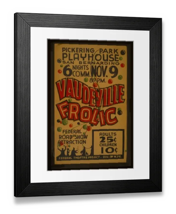 Framed Print : Vaudeville frolic Vaudeville frolic Framed Print : Vaudeville frolic Vaudeville frolic