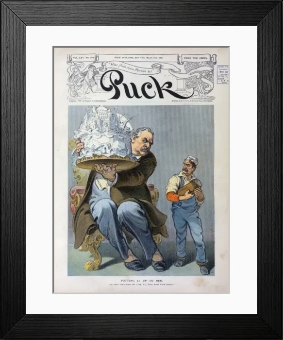 Framed Print : Putting it up to him Framed Print : Putting it up to him