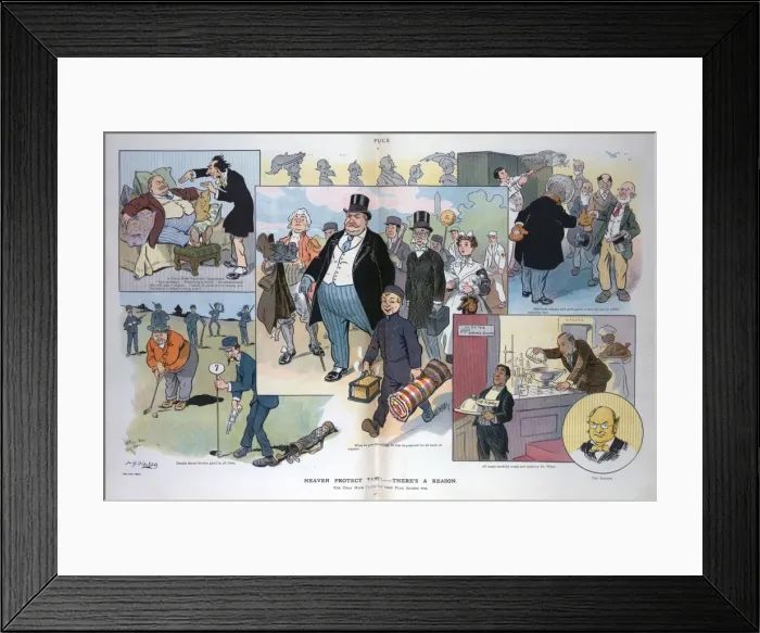 Framed Print : Heaven protect Taft! - theres a reason Framed Print : Heaven protect Taft! - theres a reason