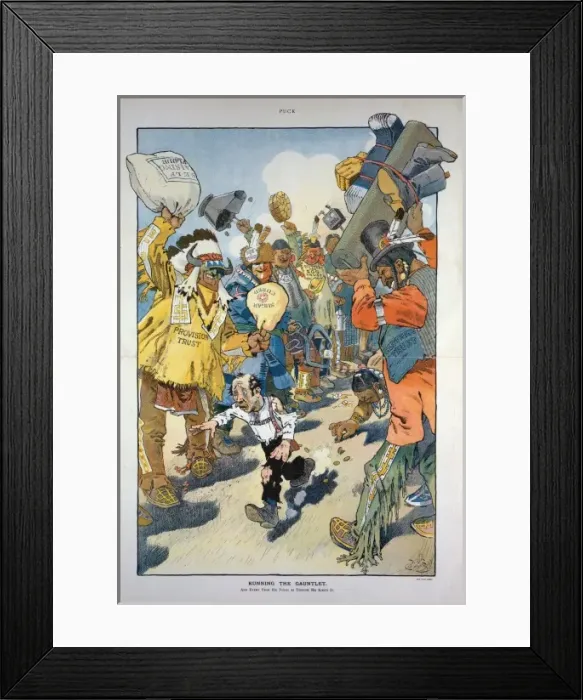 Framed Print : Running the gauntlet Framed Print : Running the gauntlet