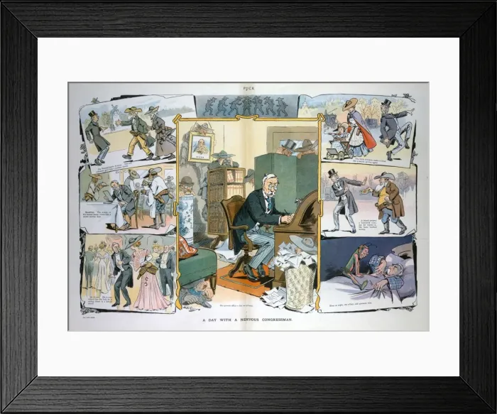 Framed Print : A day with a nervous congressman Framed Print : A day with a nervous congressman