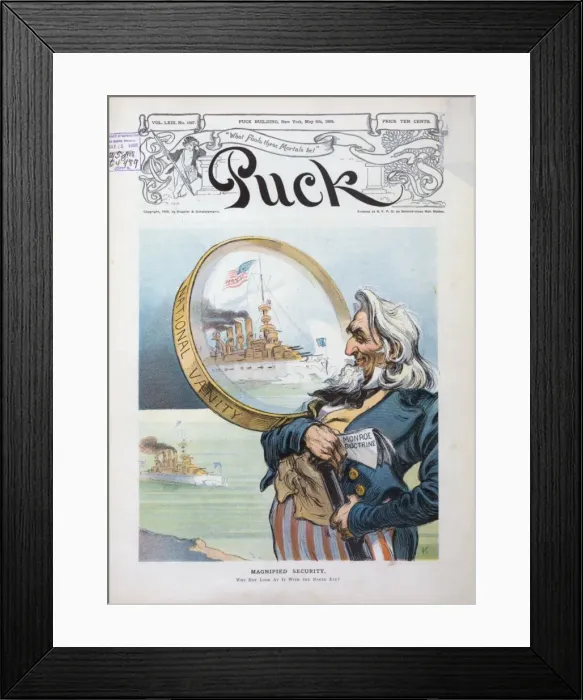 Framed Print : Magnified security Framed Print : Magnified security