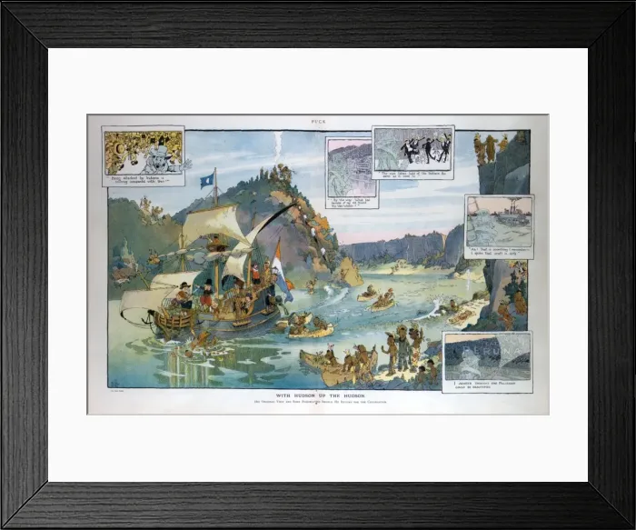 Framed Print : With Hudson up the Hudson Framed Print : With Hudson up the Hudson