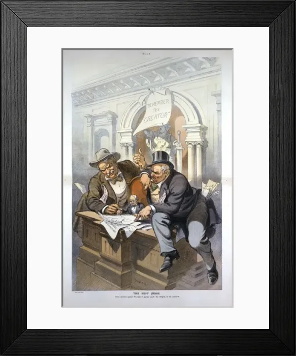 Framed Print : The kept judge Framed Print : The kept judge