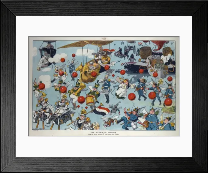 Framed Print : The invasion of England Framed Print : The invasion of England