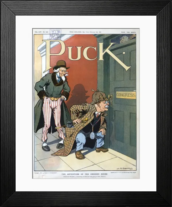 Framed Print : The adventure of the crooked house Framed Print : The adventure of the crooked house