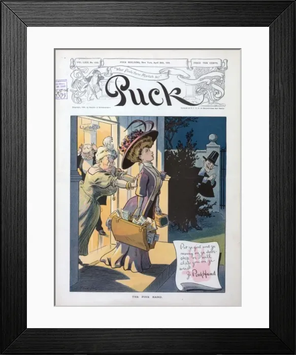Framed Print : The pink hand Framed Print : The pink hand