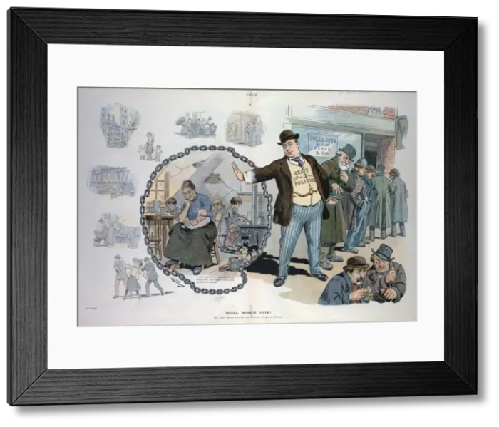 Framed Print : Shall women vote? Framed Print : Shall women vote?