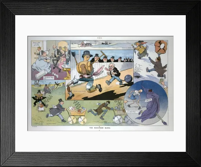 Framed Print : The marathon mania Framed Print : The marathon mania