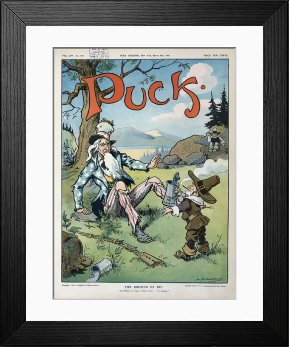 Framed Print : The rousing of Rip Framed Print : The rousing of Rip