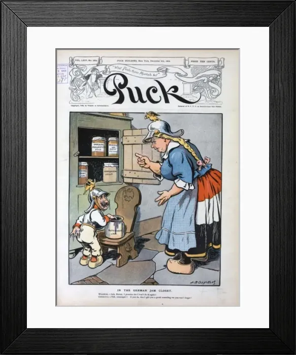 Framed Print : In the German jam closet Framed Print : In the German jam closet