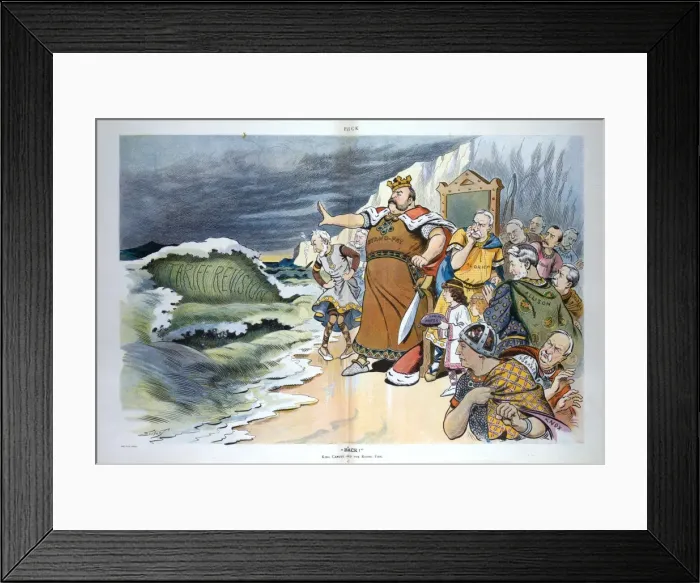 Framed Print : Back!. Illustration shows several Republicans with presidential aspirations Framed Print : Back!. Illustration shows several Republicans with presidential aspirations