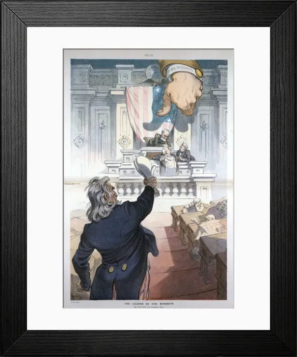 Framed Print : The leader of the minority Framed Print : The leader of the minority