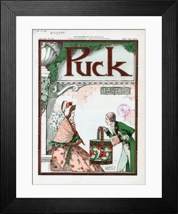 Framed Print : Puck Easter Framed Print : Puck Easter