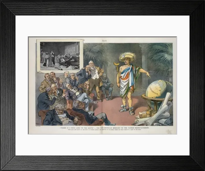 Framed Print : There is a rich land to the south - the Pan-American Mercury Framed Print : There is a rich land to the south - the Pan-American Mercury