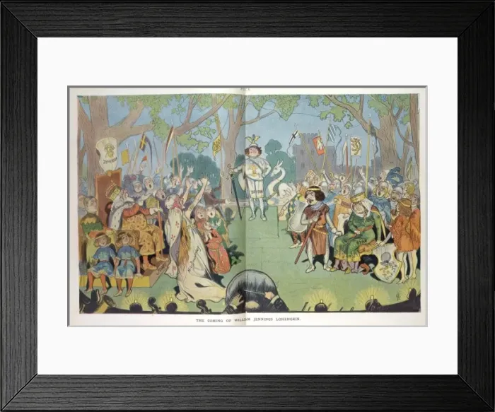 Framed Print : The coming of William Jennings Lohengrin Framed Print : The coming of William Jennings Lohengrin