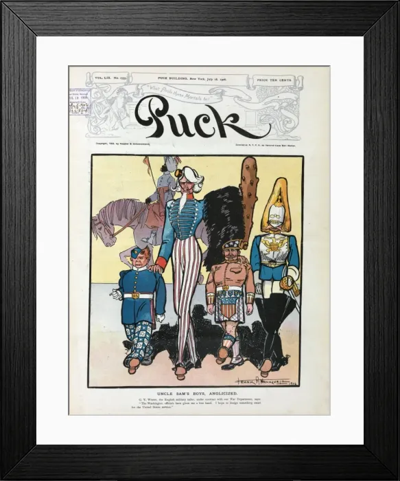 Framed Print : Uncle Sams boys, anglicized Framed Print : Uncle Sams boys, anglicized
